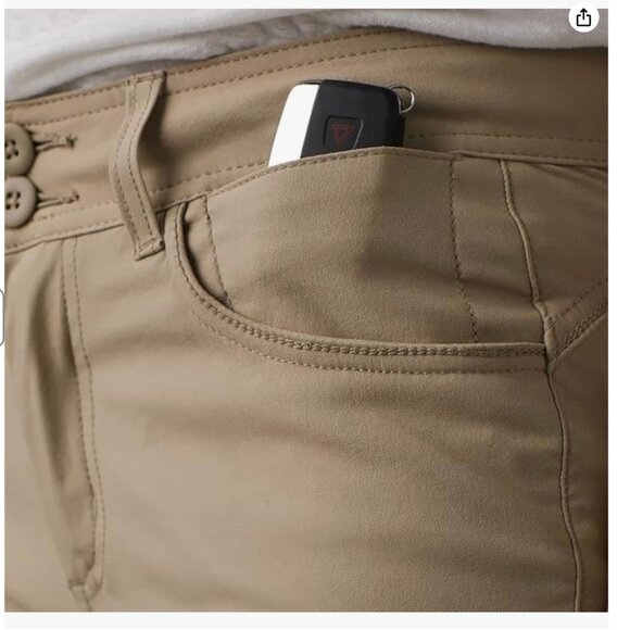 Prana Tan Cargo Pants - NWT - Picture 4 of 9